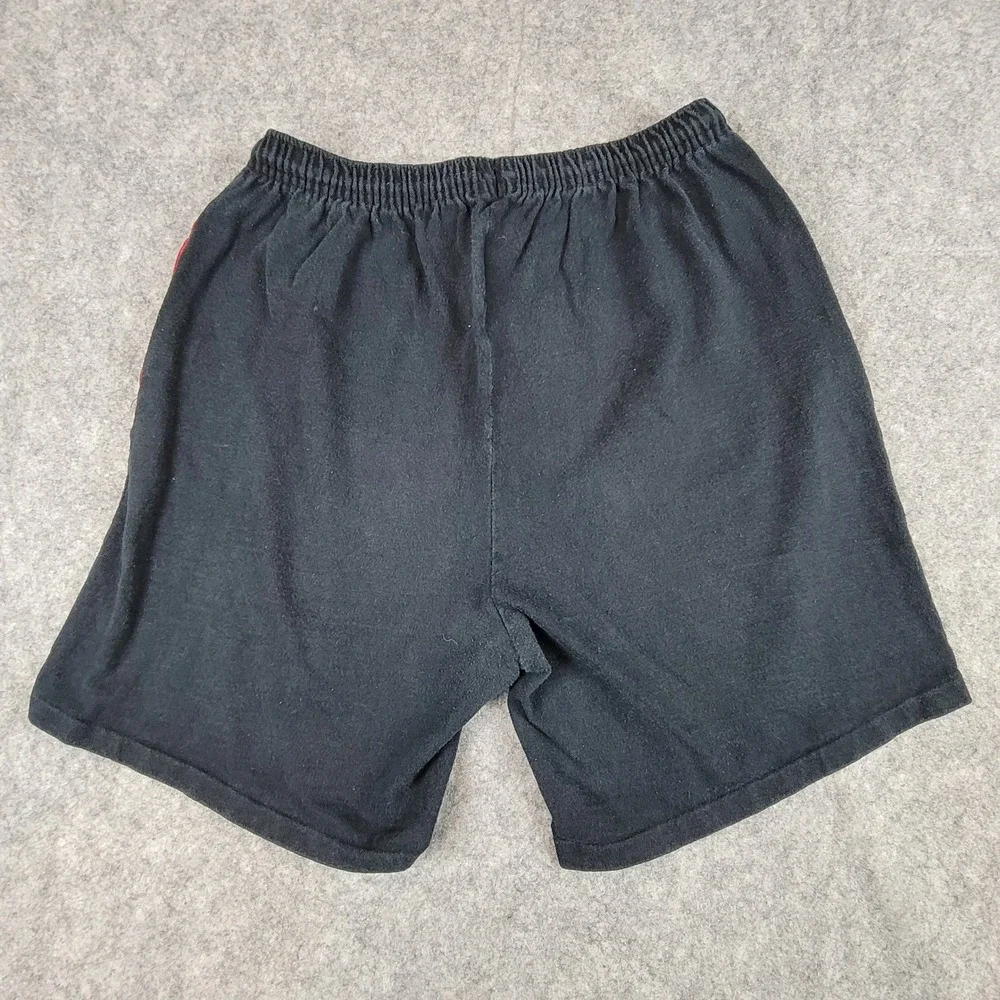 Vintage Jostens Washington Redskins Shorts Mens Medium Black NFL Made in USA - Picture 2 of 10
